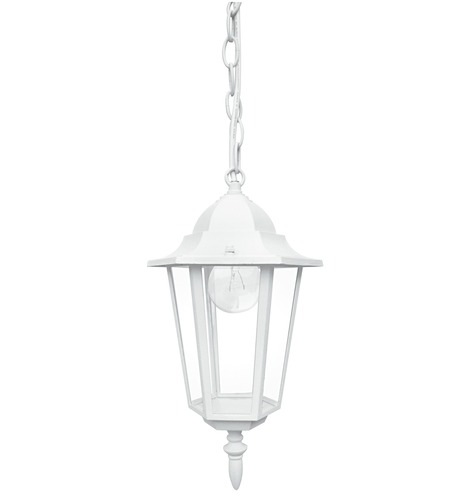 Závěsná - FAN LANT-MILANO/S1 BCO Závěsné venkovní svítidlo MILANO bílá, 1xE27, IP44, 17 x 84 cm - FANEUROPE - foto 1