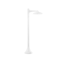 Sloupková - FAN LANT-ALYSON/P1 BCO Sloupkové svítidlo LED ALYSON bílá, hlinik, 12 W, 1300 lm, 4000 K, IP44, 91 x 29 cm - FANEUROPE