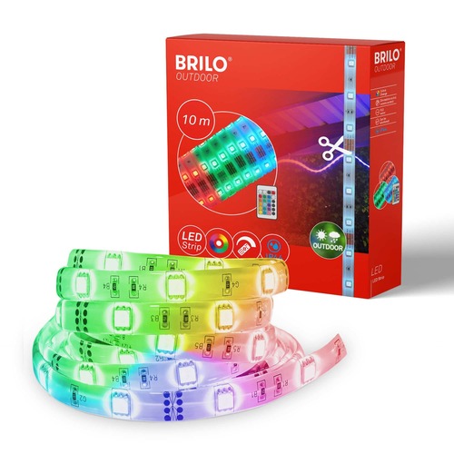 Dekorační - BRILO 2035-300 RGB LED pásek 1000 cm 0,11W bílé - BRILO - foto 1