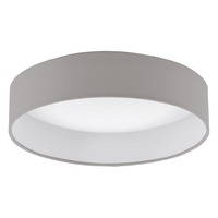 Kruhová - EG 93949 Stropní svítidlo PALOMARO průměr 32 cm hnědá TAUPE/WEISS 93949 - EGLO