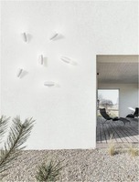 Nástěnná - NV 9026119 VÝPRODEJ VZORKU Venkovní nástěnné svítidlo ARABELLA bílý hliník a čiré sklo LED 6W 3000K IP54 - NOVA LUCE