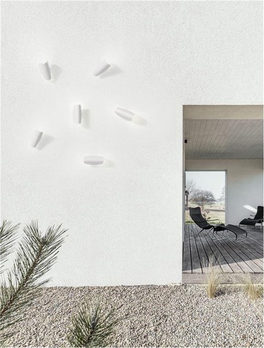 Nástěnná - NV 9026119 VÝPRODEJ VZORKU Venkovní nástěnné svítidlo ARABELLA bílý hliník a čiré sklo LED 6W 3000K IP54 - NOVA LUCE - foto 1