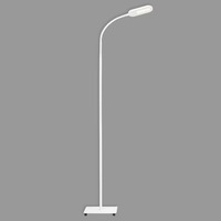 Stojací lampy - BRILO 1297016 LED CCT stojací svítidlo s dotykovým vypínačem 128 cm 6,6W 600lm bílé (starý kód: BRILO 1297-016) - BRILO