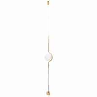 Dekorativní - FARO 29694 Lampa závěsná/stojací  LE VITA zlatá - FARO