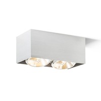 Downlight - RED R10611 DEAN II česaný hliník 230V/12V G53 2x50W - RED - DESIGN RENDL