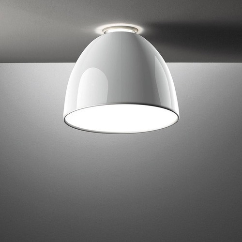 Kruhová - AR A246600 Nur Mini Gloss LED - stropní - bílá - ARTEMIDE - foto 1