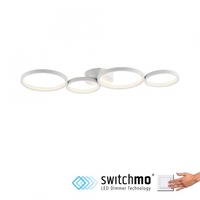 Dekorativní - PN 6183-16 KIRINGE LED stropní svítidlo bílé kruhové 3 krokové stmívač moderní do interiéru krokově stmívatelné 3000K - PAUL NEUHAUS