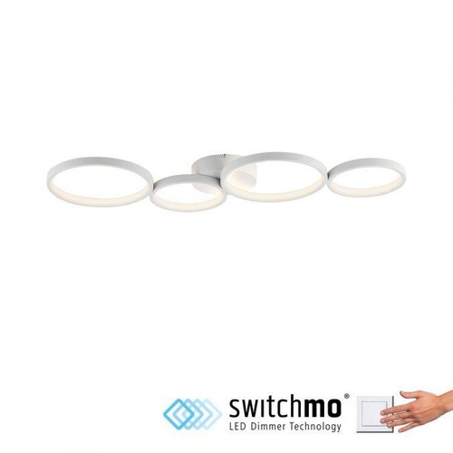 Dekorativní - PN 6183-16 KIRINGE LED stropní svítidlo bílé kruhové 3 krokové stmívač moderní do interiéru krokově stmívatelné 3000K - PAUL NEUHAUS - foto 1