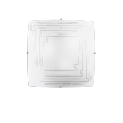 Hranatá - FAN I-CONCEPT/PL40 Stropní svítidlo Concept, bílé, 3 x E27, 40 x 10,5 x 40 cm - FANEUROPE - foto 1