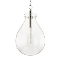 Koule - HVLG BKO103-PN-CE Závěsné svítidlo IVY ocel/sklo nikl/čirá E27 1x10W - HUDSON VALLEY