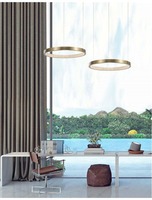 Kruhová - NV 86016808 Závěsné svítidlo VEGAS antický mosazný hliník a akryl LED 18W 3000K IP20 - NOVA LUCE