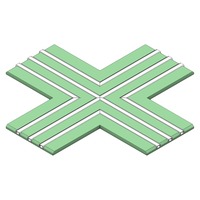 Al profily k zapuštění - SLC PE1223 Profil pro pásky DL 3 track X modul sádrokarton - TLG