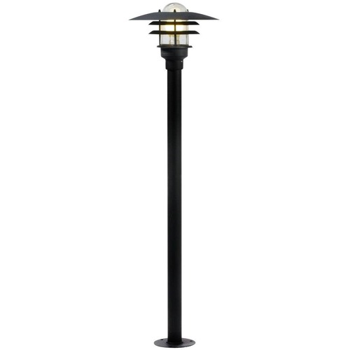 Sloupková - NOR 71428003 Venkovní sloupkové svítidlo Lønstrup 32 1x60W E27 černá čirá - NORDLUX - foto 1