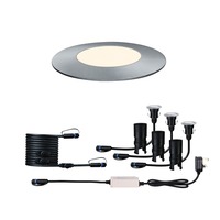 Zapuštěná - P 94907 Plug &amp; Shine LED zemní svítidlo Floor IP67 3000K 3x2,5W 30VA ocel - PAULMANN