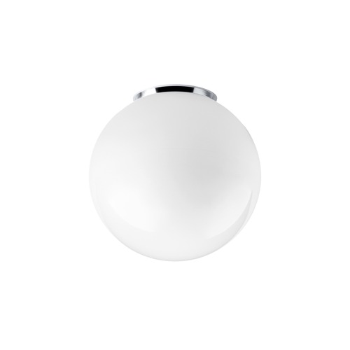 Kruhová - OS SKA40138 SKAT 2 stropní/nástěnné plastové svítidlo chrom / bílá IP65 25W E27 - OSMONT - foto 1