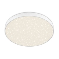Kruhová - BRI 7075-416 LED stropní svítidlo hvězdné nebe, pr. 38,7 cm, 24,5 W, bílé - BRILONER