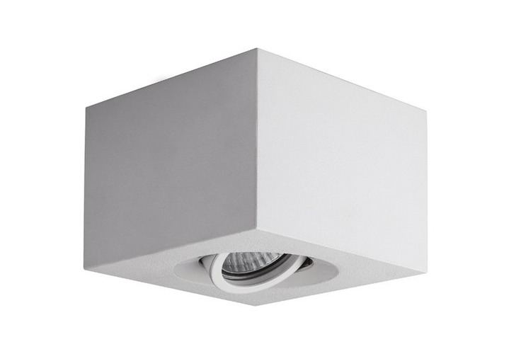 Downlight - WD 86-5202 Stropní svítidlo Kuby 12B max.35W/230V GU10 bílý ekolit - ECO DESIGN - foto 1