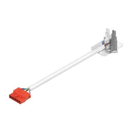 Patice a spojky - LA 1009205 RETRO CON 5P104 Konektor 5kolíkový konektor - BIG WHITE (SLV) - foto 1