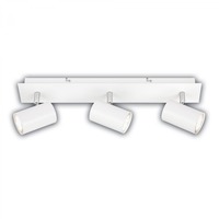 Bodová - BRILO 2840036 Isil A LED stropní bodové svítidlo, energetická třída A, 3-ramenné, 50.000h životnost, nastavitelné, bílé - BRILO