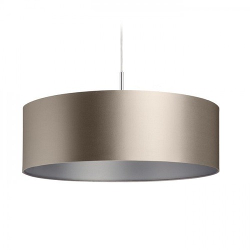 Stínidla, kryty, clony - RED R11584 RON 60/19 stínidlo Monaco holubí šeď / stříbrné PVC  max. 23W - RED - DESIGN RENDL - foto 1