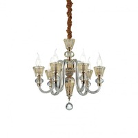 Dekorativní - ILUX 140605 Závěsný lustr Ideal Lux Strauss SP6 140605 - IDEALLUX