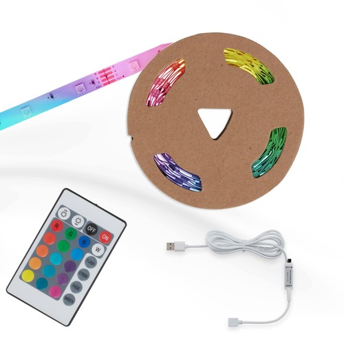 Dekorační - BRILO 2308-150 RGB LED pásek 500 cm 0,04W bílé - BRILO - foto 1