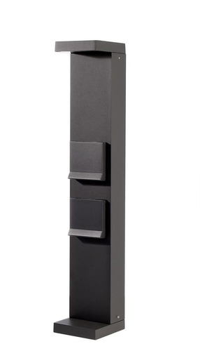 Sloupková - IMPR 733071 Deko-Light sloupek se zásuvkami Lerna 600 7,4W 3000/4000K 237lm 120mm tmavěšedá IP65 - LIGHT IMPRESSIONS - foto 1