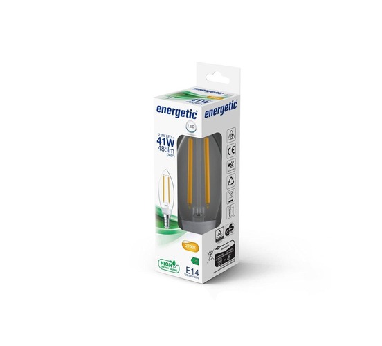 E14 - NOR 5223000321 A-Class E14 C35 2700K LED žárovka čirá - NORDLUX - foto 1