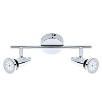 Koupelnová - BRI 2992028 LED bodové svítidlo 27,5 cm 2xGU10 9,6W 800lm chrom (starý kód: BRI 2992-028) - BRILONER
