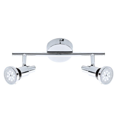 Koupelnová - BRI 2992028 LED bodové svítidlo 27,5 cm 2xGU10 9,6W 800lm chrom (starý kód: BRI 2992-028) - BRILONER - foto 1