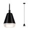 Koupelnová - P 76990 LED závěsné svítidlo Luia GU10 max. 10W satén/černá - PAULMANN