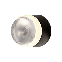 Nástěnná - LA 1006319 MANA BASE WL PHASE nástěnné přisazené svítidlo antracit kulaté 15 W 800/820 lm 2700/3000 K CRI90 stmívatelné - BIG WHITE (SLV)