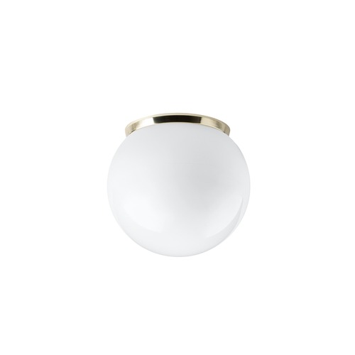 Kruhová - OS SKA68414 SKAT 1 stropní/nástěnné plastové svítidlo mosaz / bílá IP65 3000 K 8W LED - OSMONT - foto 1
