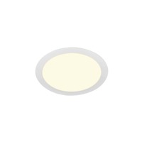 Kruhová - LA 1003010 SENSER 24 Indoor, stropní vestavné LED svítidlo kruhové, bílé, 3000K - BIG WHITE (SLV)