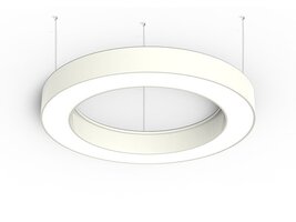 Kruhová - BPM 10176.95.STD.PN.W.OP.3K Závěsné svítidlo Alberta LED 49,6W 6560lm 3000K 95cm bílé - BPM