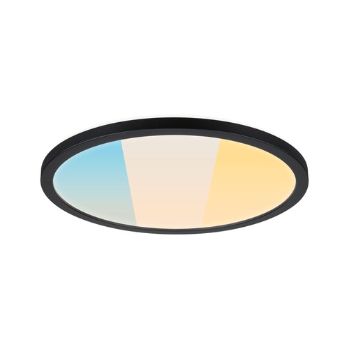 Kruhová - P 71276 LED Panel Atria Shine IP44 kruhové 298mm 14,8W 3000 - 6500K černá - PAULMANN - foto 1