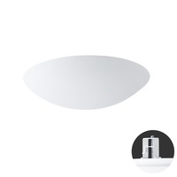Koupelnová - OS AUR59360 AURA V5 stropní/nástěnné skleněné polovestavné svítidlo bílá IP44 3000 K 24W LED - OSMONT