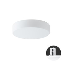 Koupelnová - OS ELS59380 ELSA V2 stropní/nástěnné skleněné polovestavné svítidlo bílá IP44 3000 K 9W LED - OSMONT