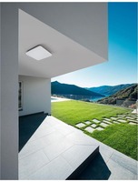 Přisazená - NV 9521002 Venkovní stropní svítidlo TOMMY tmavě šedý ABS a akrylový difuzor LED 24W 3000K 220-240V 85st. IP54 - NOVA LUCE