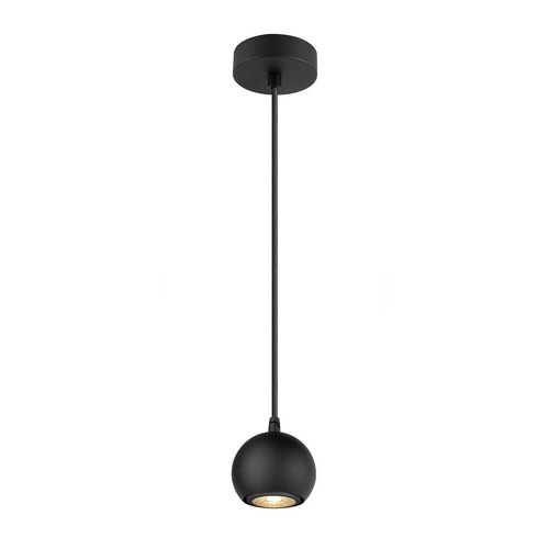 Subtilní - LA 1008172 LIGHT EYE® 90 závěsné svítidlo, GU10, délka závěsu 150cm, 1x max. 6W, matně černá - BIG WHITE (SLV) - foto 1