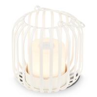 Na stůl - BRILO 7479016 LED nabíjecí stolní lampa, 13 cm, 2W, 150lm, bílé-zlatá - BRILONER