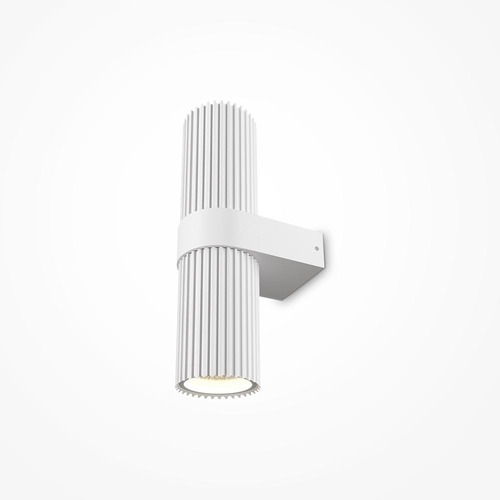 Nepřímé osvětlení - M MOD326WL-02W Nástěnné svítidlo Dynamics GU10x2 2x50W bílá hliník designové - MAYTONI - foto 1