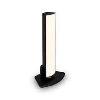 Na stůl - BRILO 7474015 LED nabíjecí stolní lampa, 30 cm, paměť, 7W, 700lm černá - BRILO