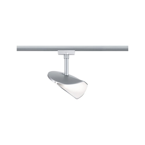 Svítidla - P 94965 URail LED lištový spot 3-krokové-stmívatelné Alejandro 10W 4000K stmívatelné 230V matný chrom - PAULMANN - foto 1
