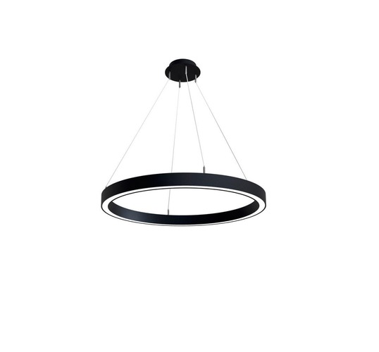 Kruhová - IMPR 950220 Deko-Light závěsné svítidlo - Lautaro 900/60 Down opál M3, 59 W, DALI, 3000 K, černá - LIGHT IMPRESSIONS - foto 1