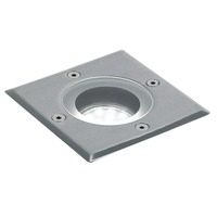 Zapuštěná - FAN I-DRIVE-Q1 Pochozí venkovní svítidlo Drive, 1 x GU10, IP67, 10,8 x 10,8 x 11,8 cm - FANEUROPE