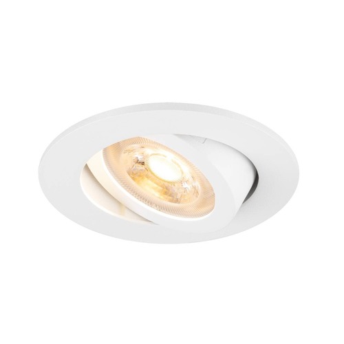 Kruhová - LA 1007368 NEW TRIA® 68 stropní vestavné svítidlo, kulaté, max. 10W GU10, bílá - BIG WHITE (SLV) - foto 1