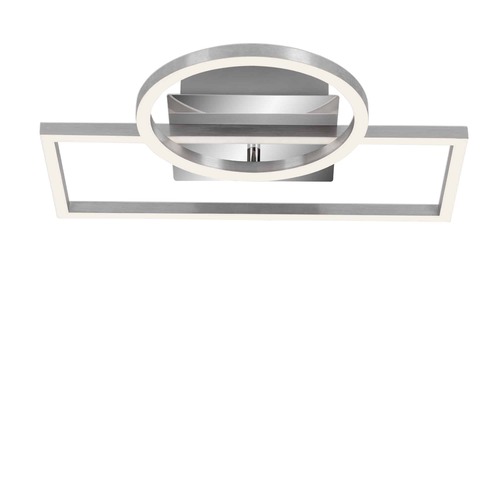 Hranatá - BRI 3108-018 LED rám 38 cm 12W 1200lm chrom - BRILONER - foto 1