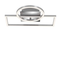 Hranatá - BRI 3108-018 LED rám 38 cm 12W 1200lm chrom - BRILONER