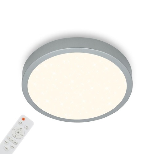 Kruhová - BRILO 3704014 CCT LED přisazené svítidlo pr. 38 cm, 22 W, 2900 lm, stříbrná (starý kód: BRILO 3704-014) - BRILO - foto 1